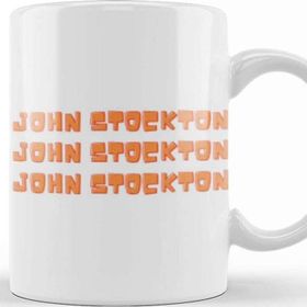 Baskı Dükkanı John Stockton Basketball Gifts Vintage Retro Rainbow Quotes For Boys And Dad Kupa