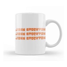 Baskı Dükkanı John Stockton Basketball Gifts Vintage Retro Rainbow Quotes For Boys And Dad Porselen Beyaz Kupa Bardak