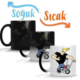 Baskı Dükkanı Johnny Bravo 02 Sihirli Porselen Kupa