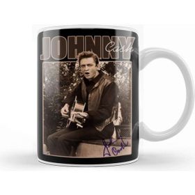Baskı Dükkanı Johnny Cash Retro Cash Kupa Bardak
