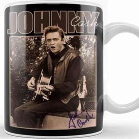 Baskı Dükkanı Johnny Cash Retro Cash Kupa Bardak