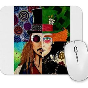 Baskı Dükkanı Johnny Depp Character Mouse Pad