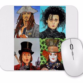 Baskı Dükkanı Johnny Depp Mouse Pad