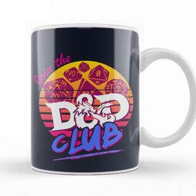 Baskı Dükkanı Join The D And D Club Porselen Beyaz Kupa Bardak