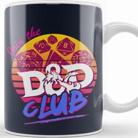 Baskı Dükkanı Join The D And D Club Porselen Beyaz Kupa Bardak