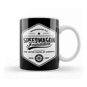 Baskı Dükkanı Jojos Bizarre Adventure Speedwagon Foundation Retro Kupa