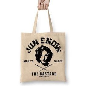 Baskı Dükkanı Jon Snow Night Watch Bez Çanta