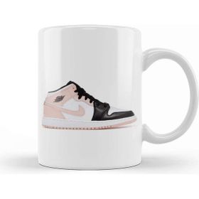 Baskı Dükkanı Jordan 1 Mid Arctic Orange Black Toe Crimson Tint White Arctic Kupa