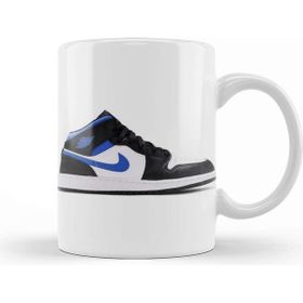Baskı Dükkanı Jordan 1 Mid Gs Racer Blue Kupa