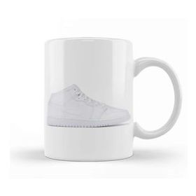 Baskı Dükkanı Jordan 1 Mid Gs White Kupa
