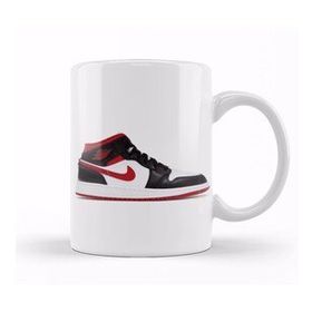 Baskı Dükkanı Jordan 1 Mid Gym Red Black White Kupa