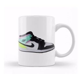 Baskı Dükkanı Jordan 1 Mid Pastel Black Toe Kupa