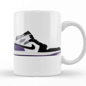 Baskı Dükkanı Jordan 1 Mid Se Purple Kupa