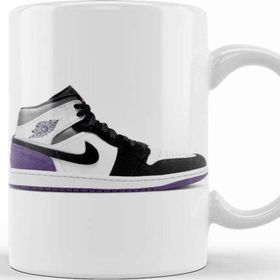 Baskı Dükkanı Jordan 1 Mid Se Purple Kupa