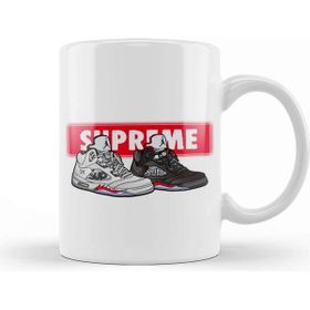 Baskı Dükkanı Jordan 4 Retro Fire Red Kupa