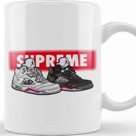 Baskı Dükkanı Jordan 4 Retro Fire Red Kupa