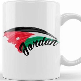 Baskı Dükkanı Jordan Flag Kupa