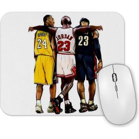 Baskı Dükkanı Jordan Kobe James Mouse Pad