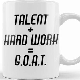 Baskı Dükkanı Jordan Talent Hard Work Goat Kupa