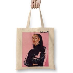 Baskı Dükkanı Jorja Smith Pink Bez Çanta