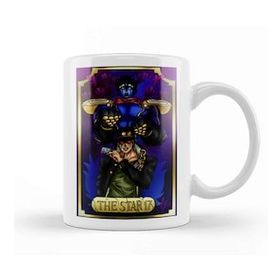 Baskı Dükkanı Jotaro Kujo The Star Platinum Porselen Beyaz Kupa Bardak