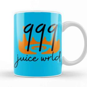 Baskı Dükkanı Juice Wrld 999 Logo Merch Kupa Bardak