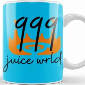 Baskı Dükkanı Juice Wrld 999 Logo Merch Kupa Bardak