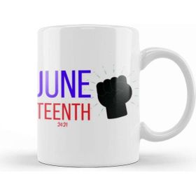 Baskı Dükkanı Juneteenth Day 2021 Kupa