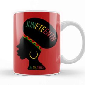 Baskı Dükkanı Juneteenth Gıfts Kupa