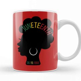 Baskı Dükkanı Juneteenth Juneteenth 2021 Kupa