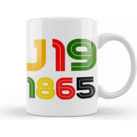 Baskı Dükkanı Juneteenth Juneteenth Juneteenth 2021 1865 Kupa