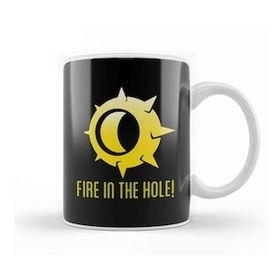Baskı Dükkanı Junkrat Fire In The Hole Logo Overwatch Kupa