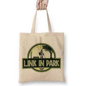 Baskı Dükkanı Jurassic Link In Park Bez Çanta