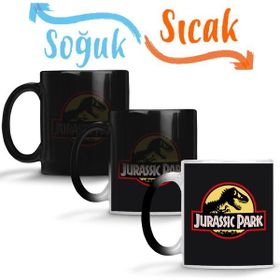 Baskı Dükkanı Jurassic Park 2 Sihirli Porselen Kupa