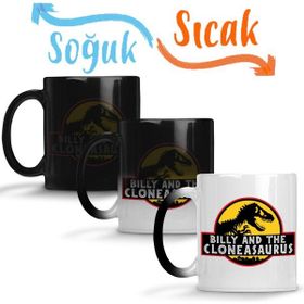 Baskı Dükkanı Jurassic Park Sihirli Porselen Kupa