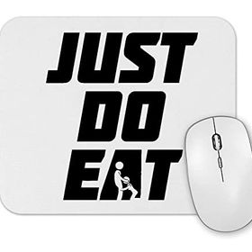 Baskı Dükkanı Just Do Eat Mouse Pad