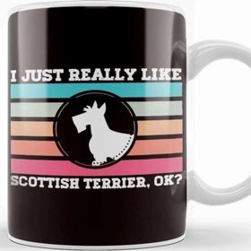 Baskı Dükkanı Just Really Like Scottish Terrier Scottie Owner Animal Lover Kupa