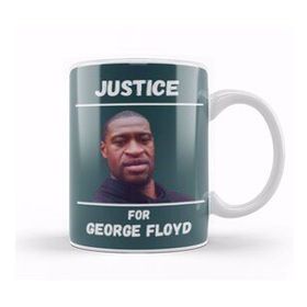 Baskı Dükkanı Justice For George Floyd 4 Black Lives Matter Kupa