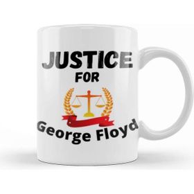 Baskı Dükkanı Justice For George Floyd Black Lives Matter 2021 Kupa
