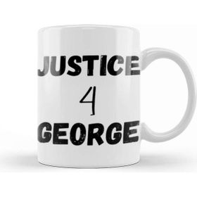 Baskı Dükkanı Justice For George Floyd Black Lives Matter 2021 Kupa