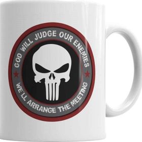 Baskı Dükkanı Justiceiro Porselen Kupa