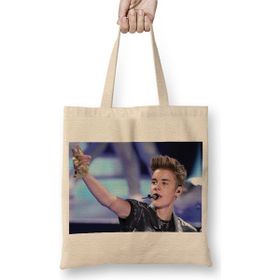 Baskı Dükkanı Justin Bieber Bez Çanta