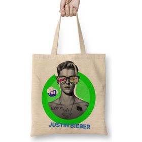 Baskı Dükkanı Justin Bieber Bez Çanta