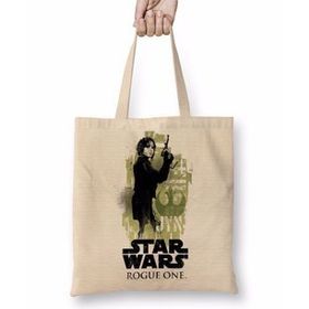 Baskı Dükkanı Jyn Erso Star Wars Rougue One Bez Çanta