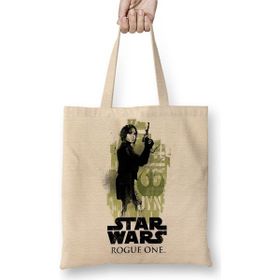 Baskı Dükkanı Jyn Erso Star Wars Rougue One Bez Çanta
