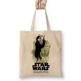 Baskı Dükkanı Jyn Erso Star Wars Rougue One Bez Çanta