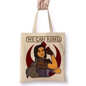Baskı Dükkanı Jyn Erso We Can Rebel Rogue One Bez Çanta