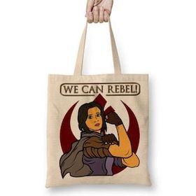 Baskı Dükkanı Jyn Erso We Can Rebel Rogue One Bez Çanta