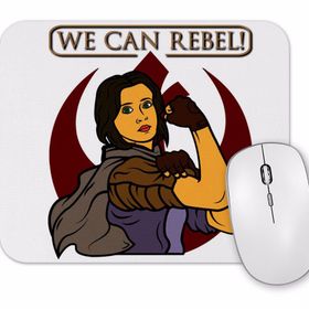 Baskı Dükkanı Jyn Erso We Can Rebel Rogue One Mouse Pad