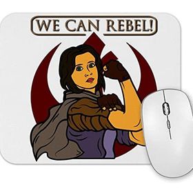 Baskı Dükkanı Jyn Erso We Can Rebel Rogue One Mouse Pad